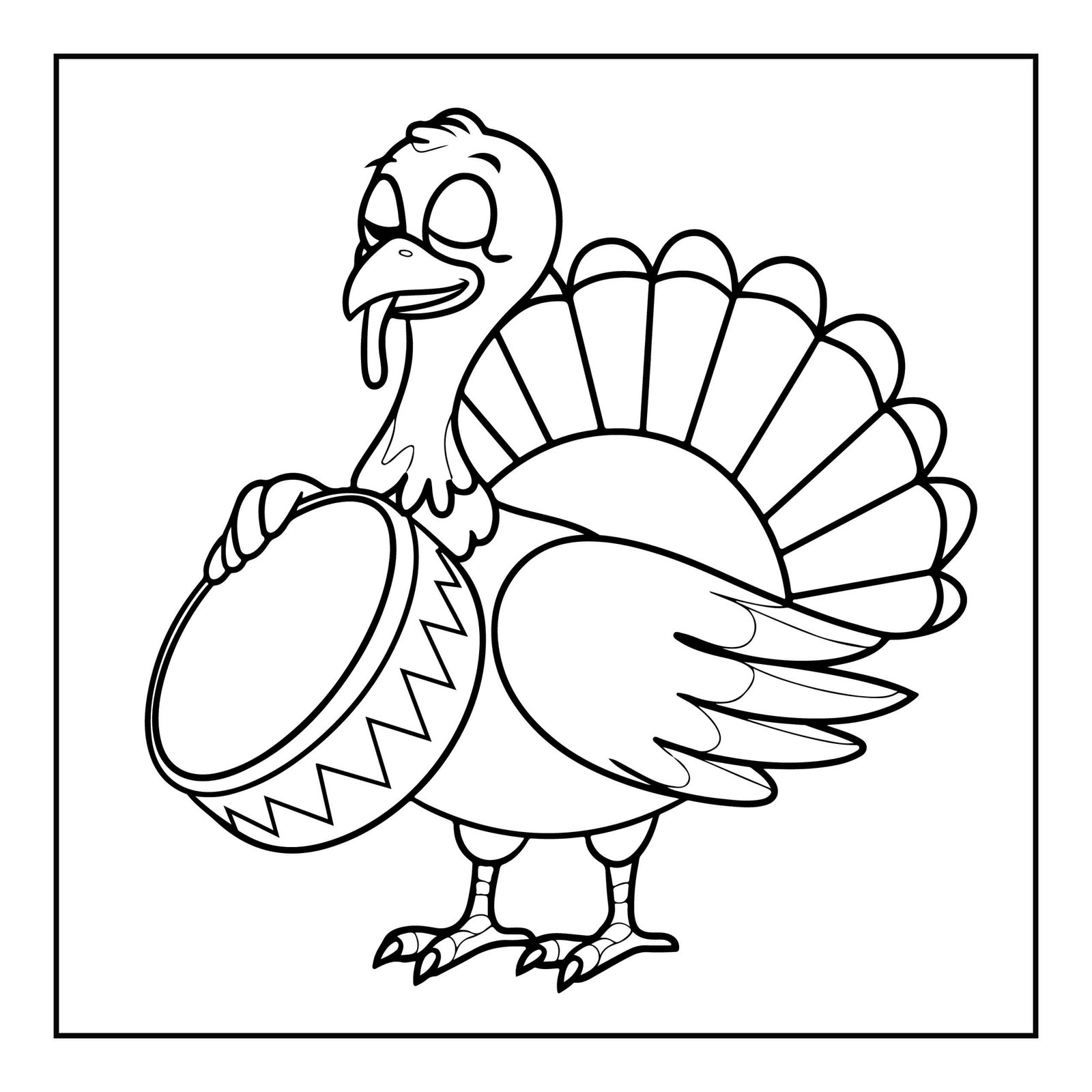 Turkey Coloring Page