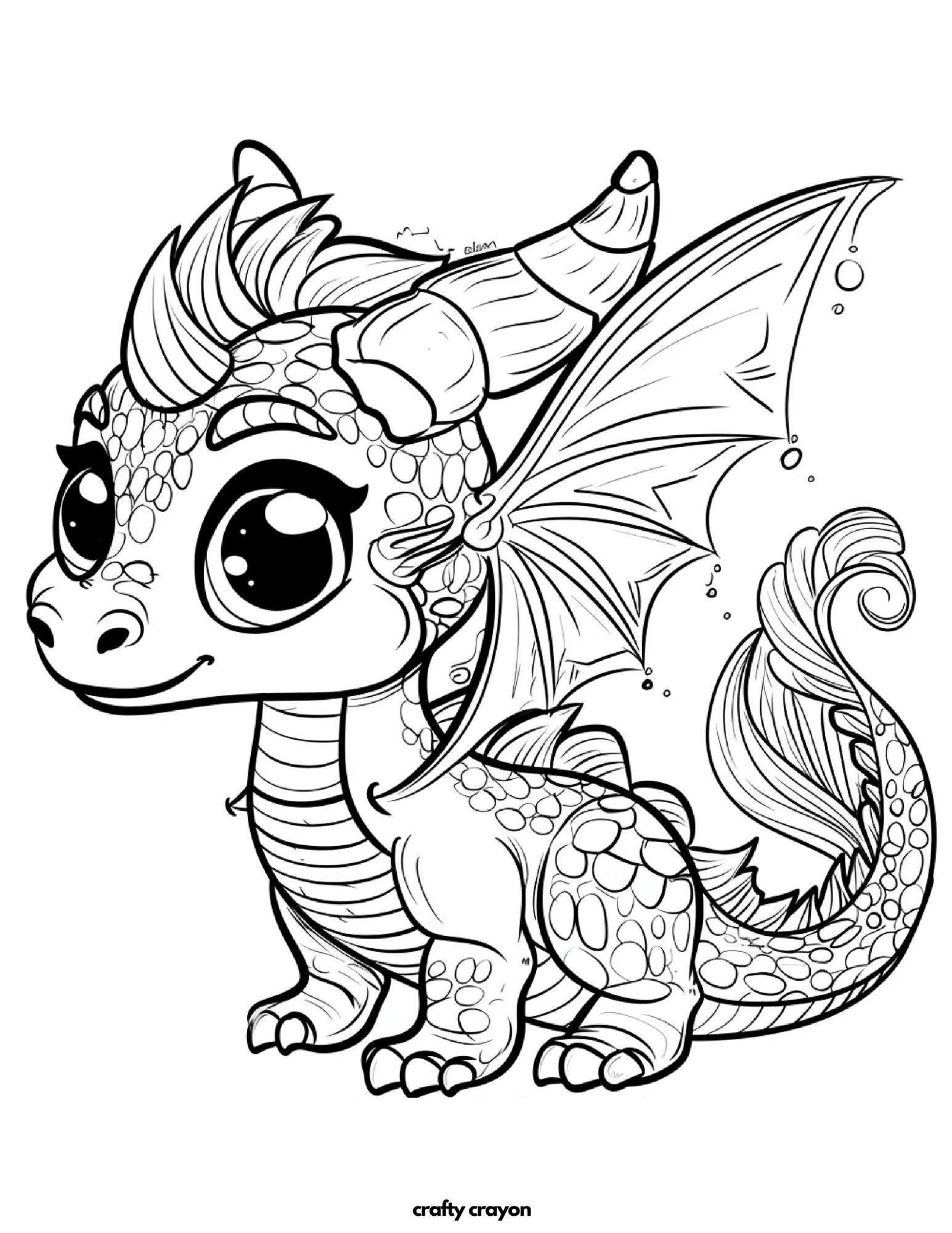Adorable Baby Dragon