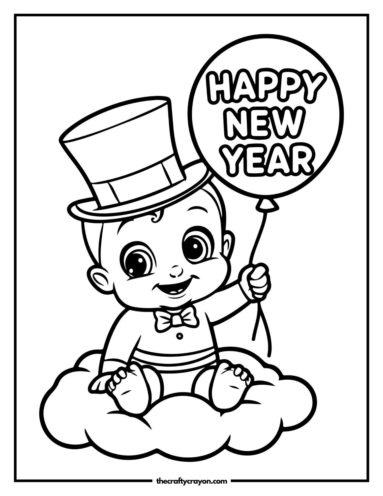 Baby New Year Balloon