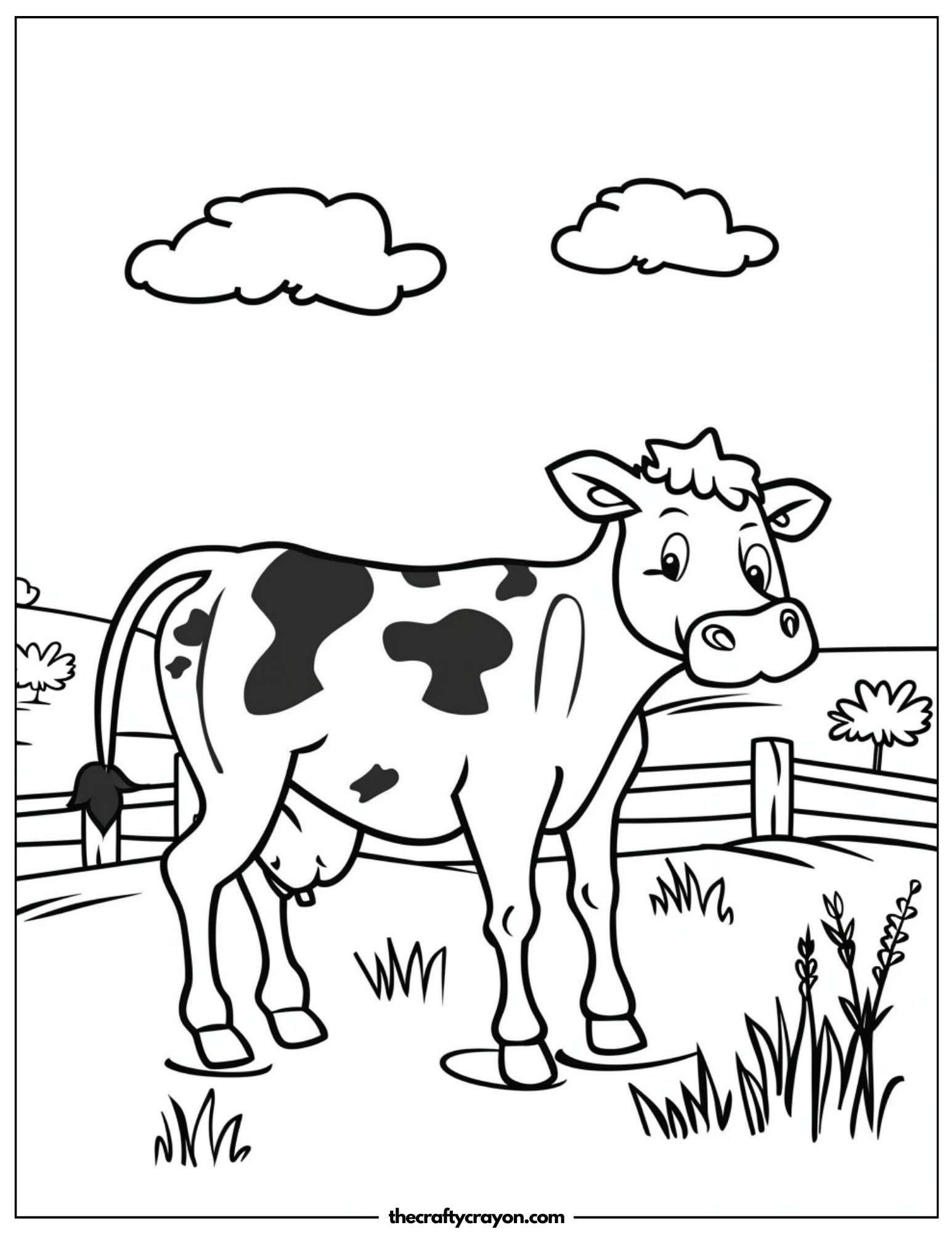 Beautiful Cow And Hills