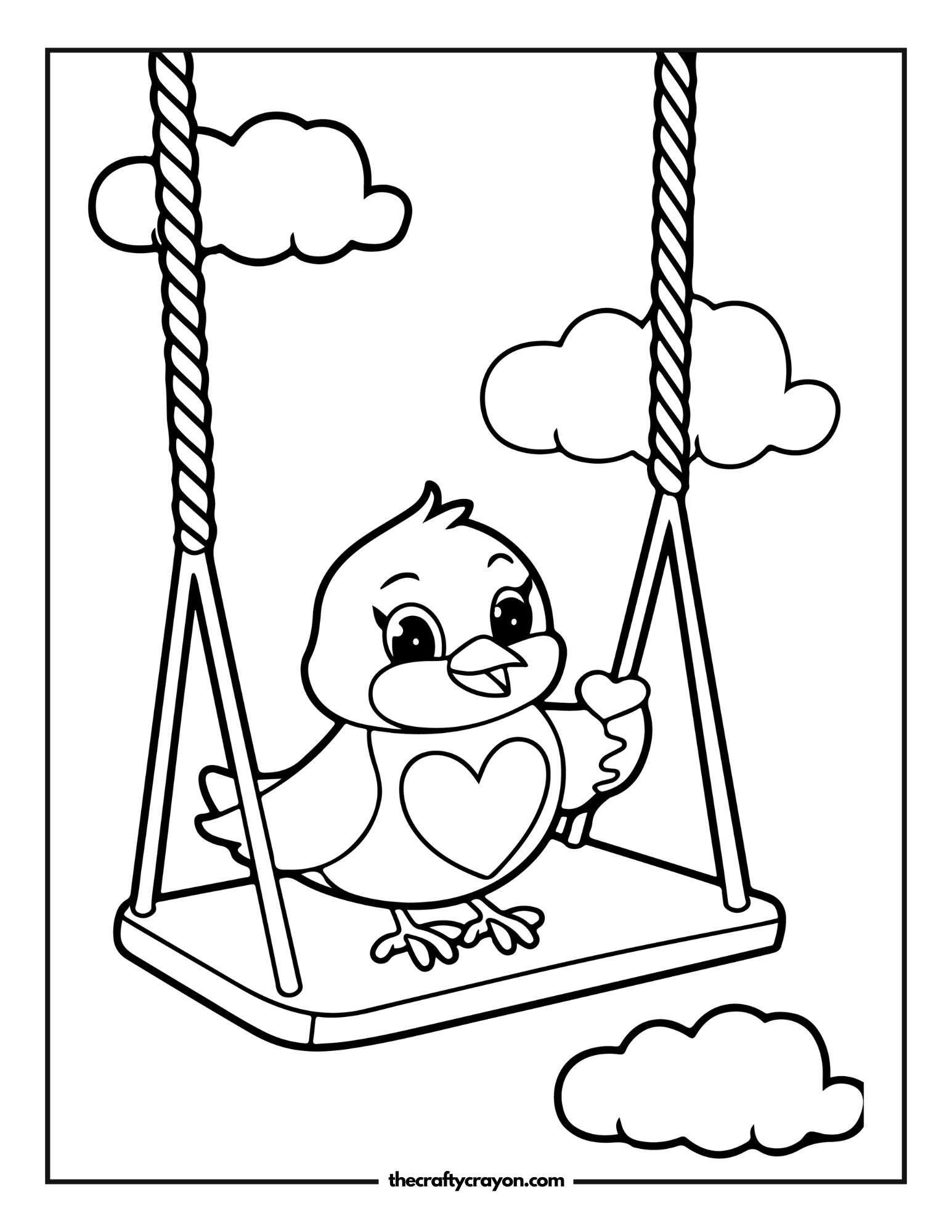 Bird On Heart Swing