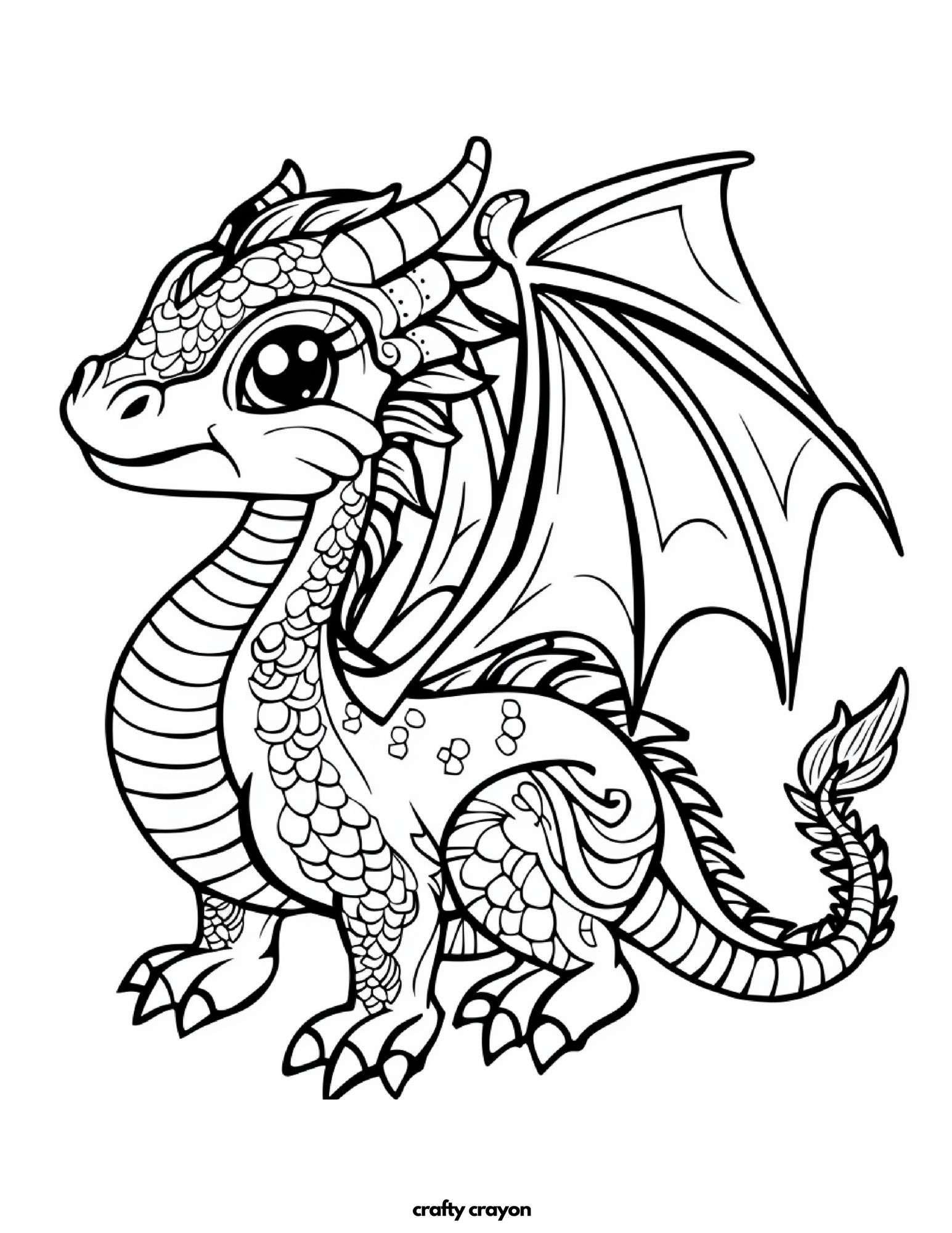 Brave Dragon With Spikes
