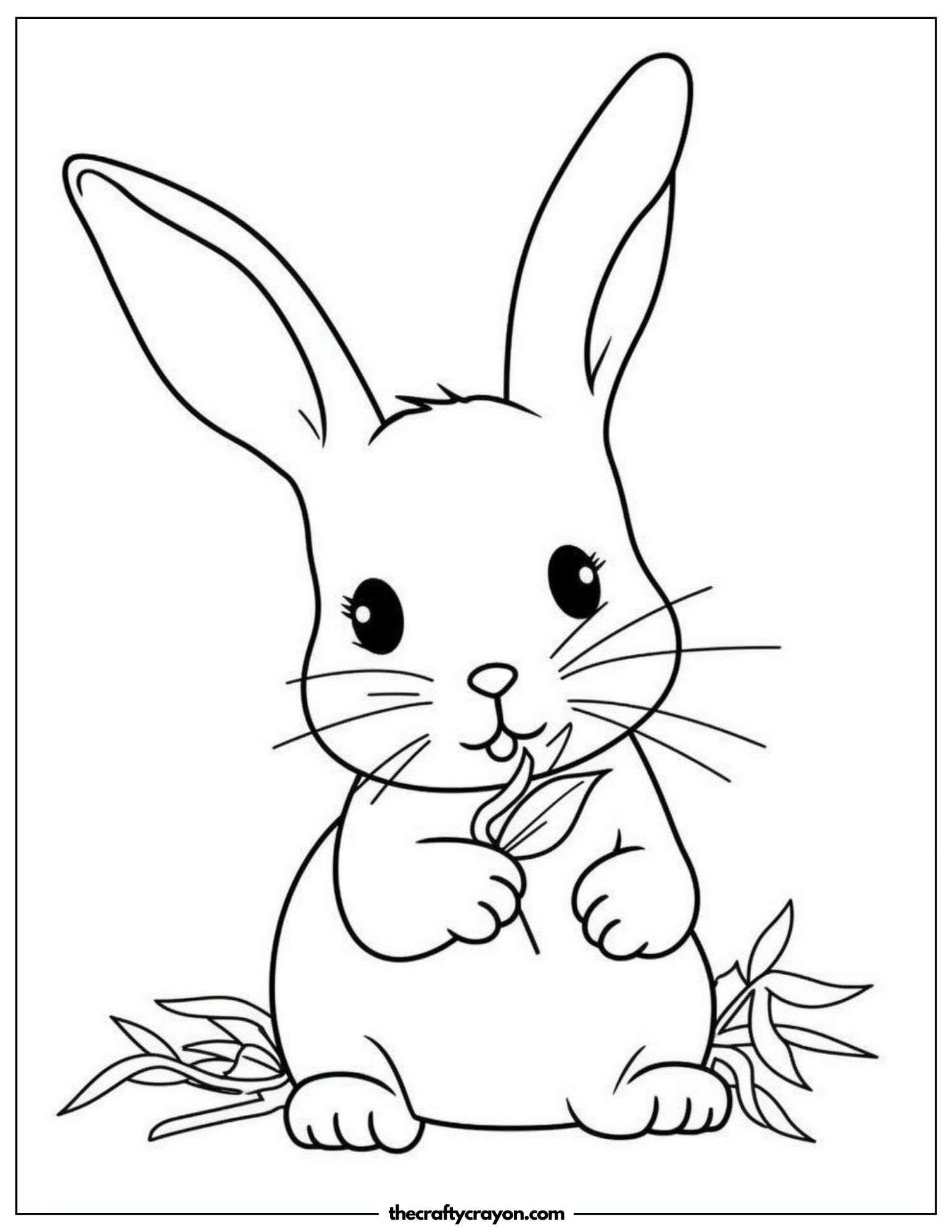 Bunny Nibbling Twig