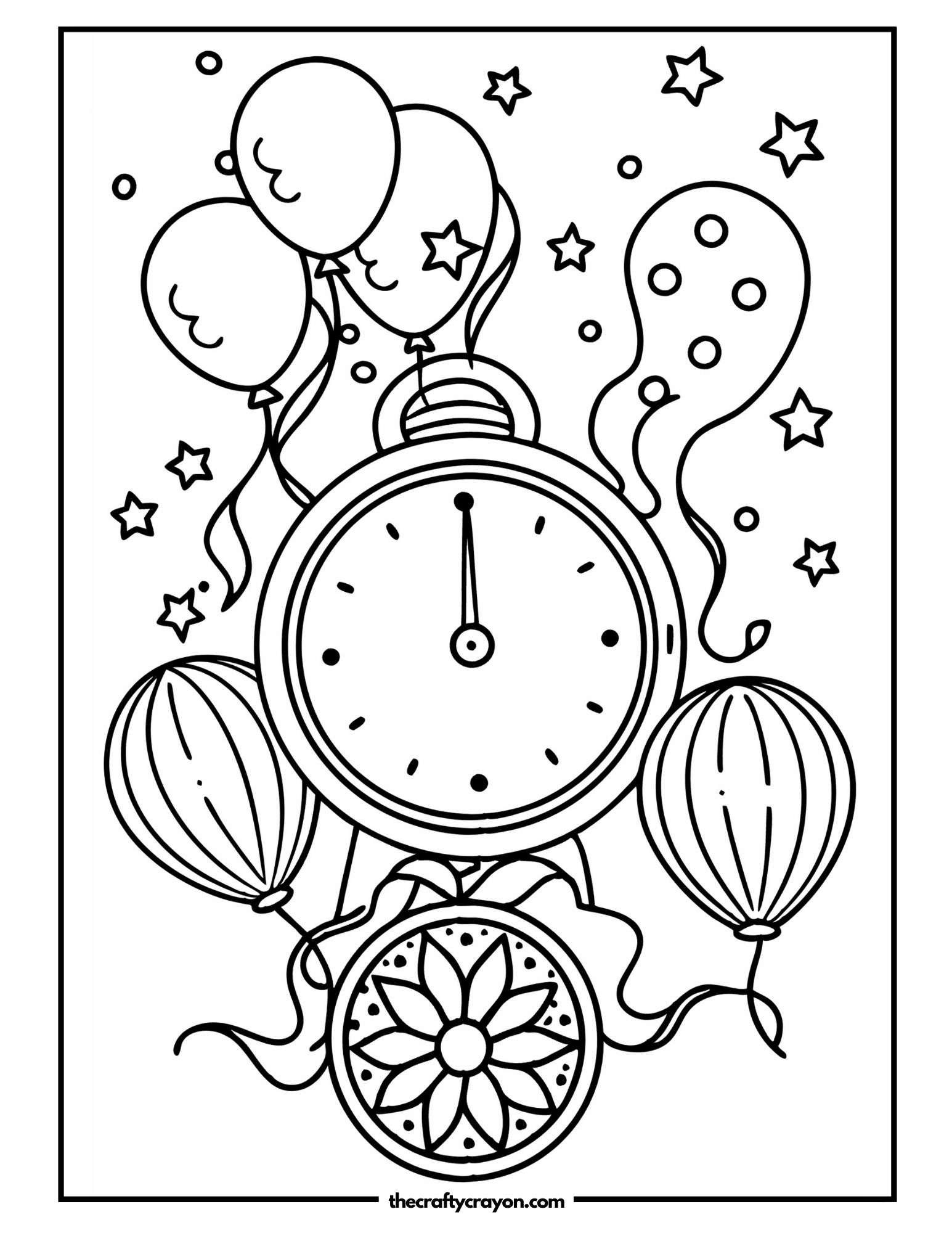 Clock Countdown New Year