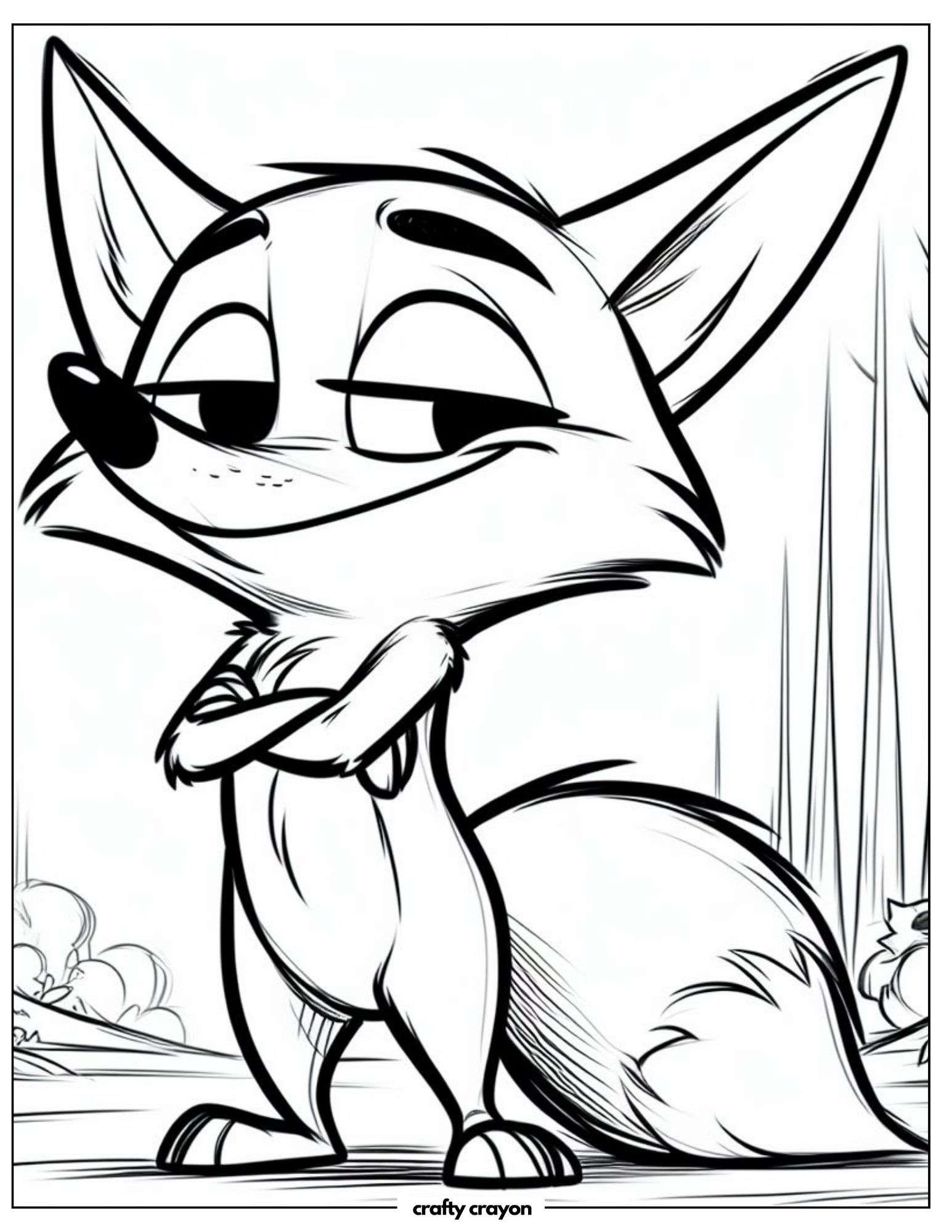 Confident Fox With A Smile