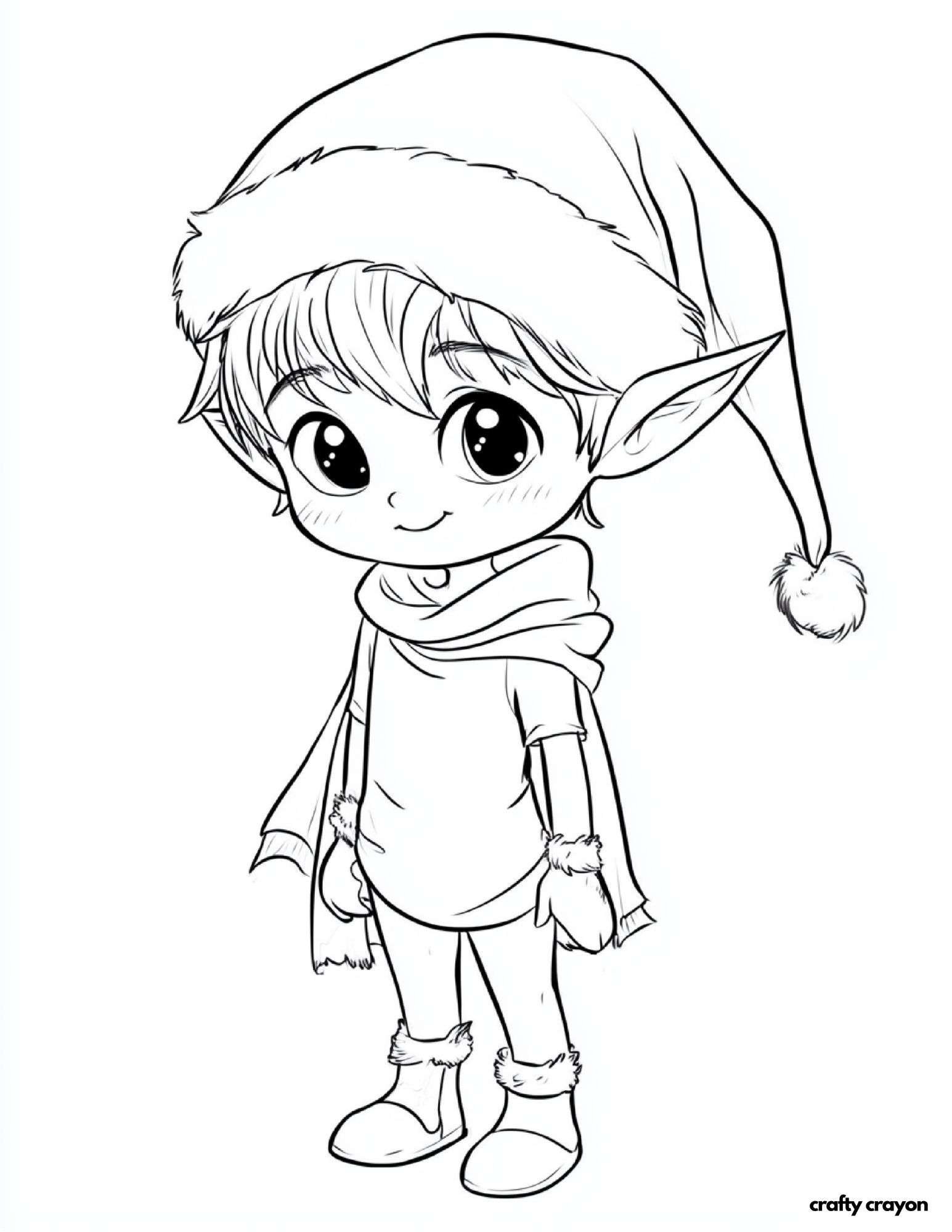 Cozy Elf With Winter Hat