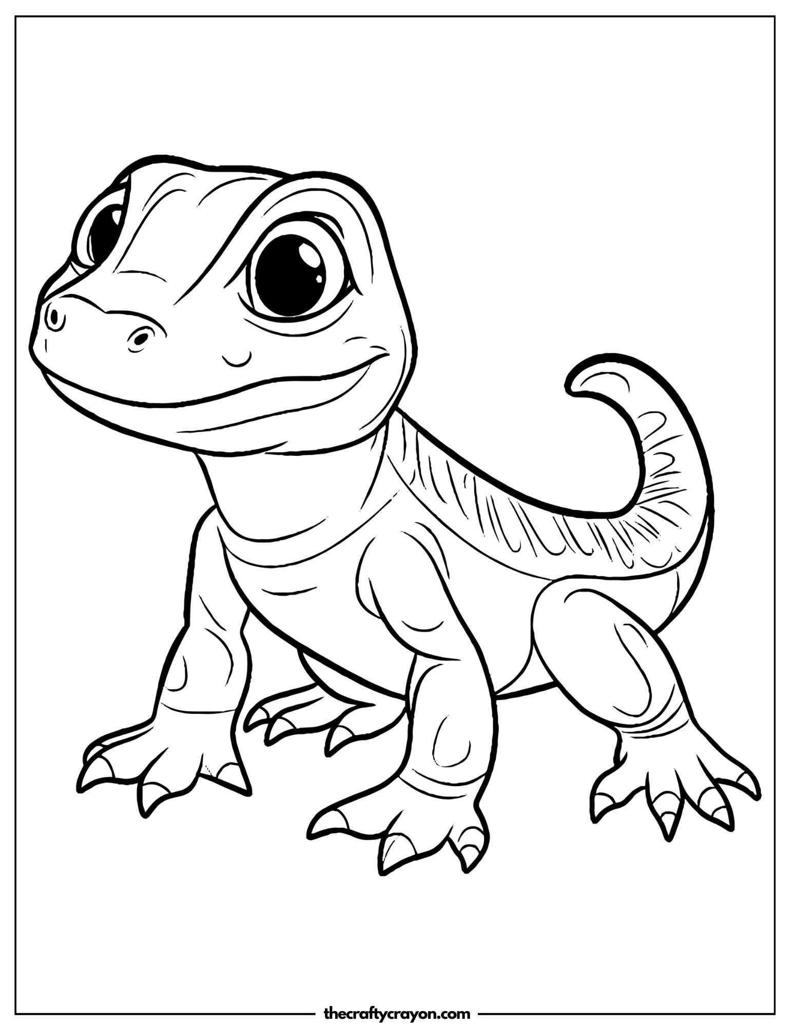 Friendly Lizard Looking