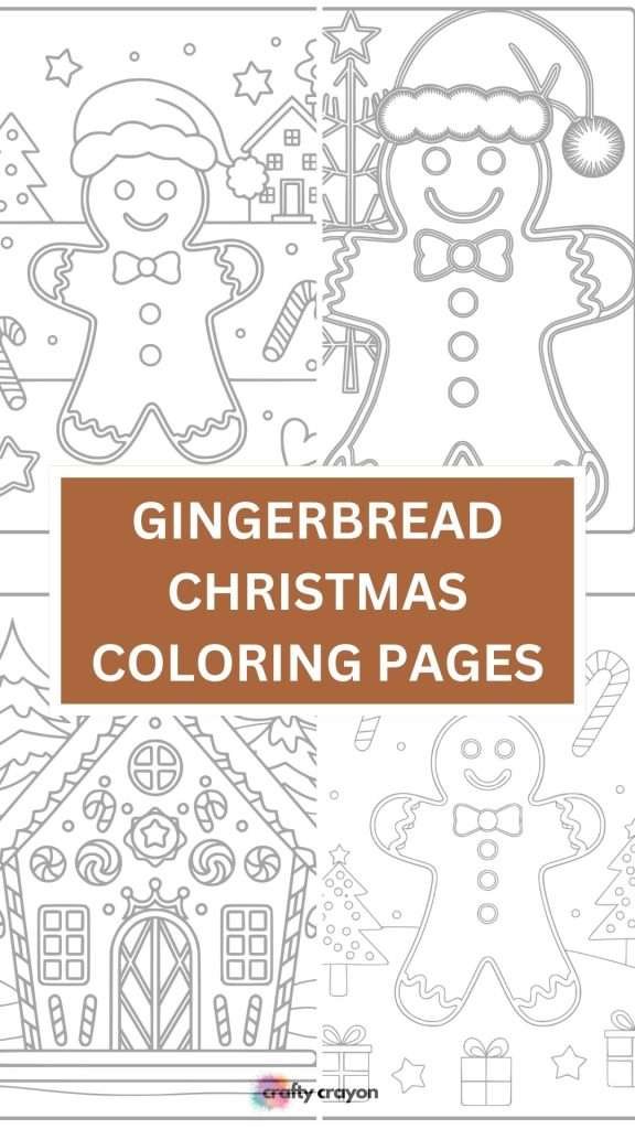 Gingerbread Christmas Coloring Pages (1)