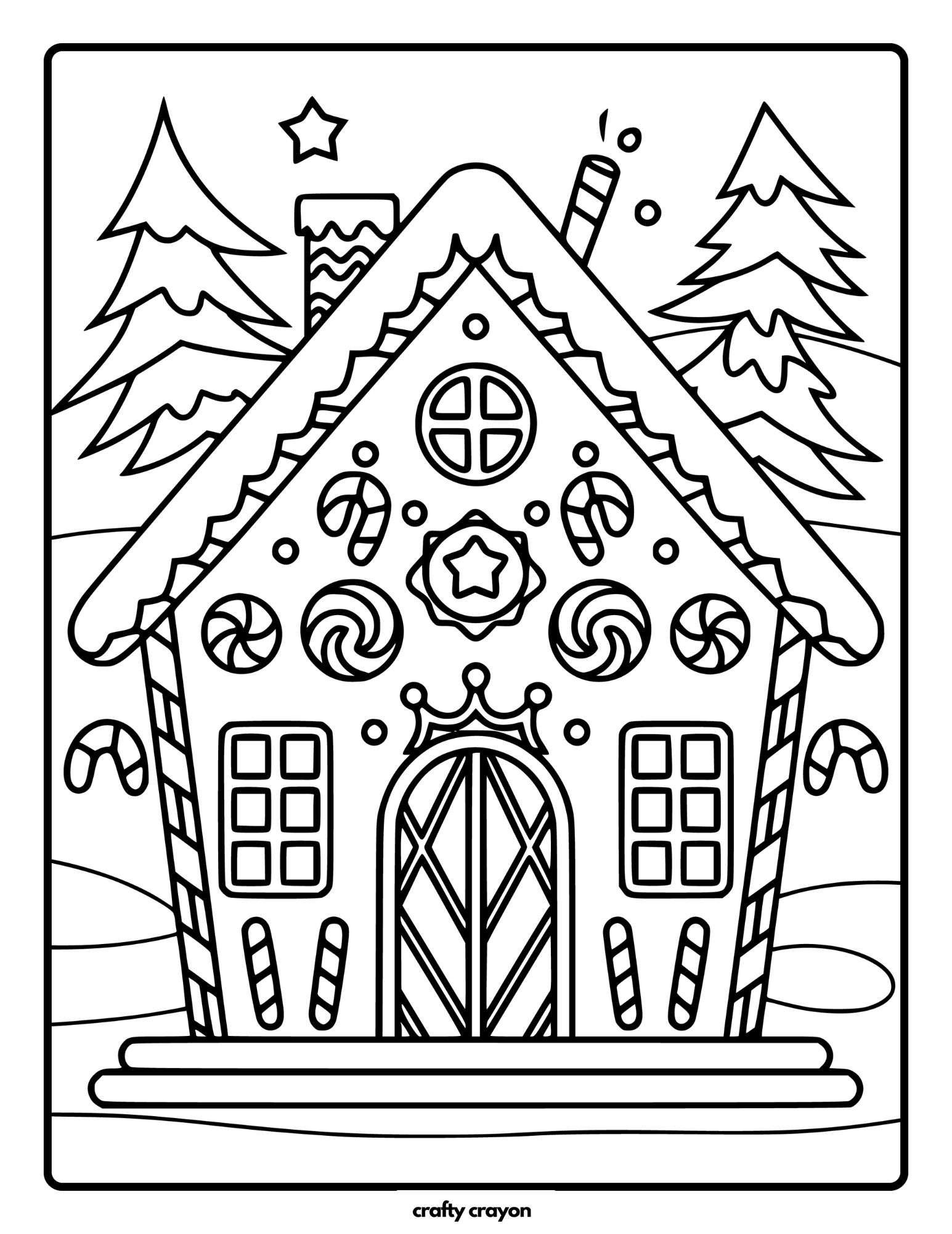 Gingerbread House With Holiday Accents