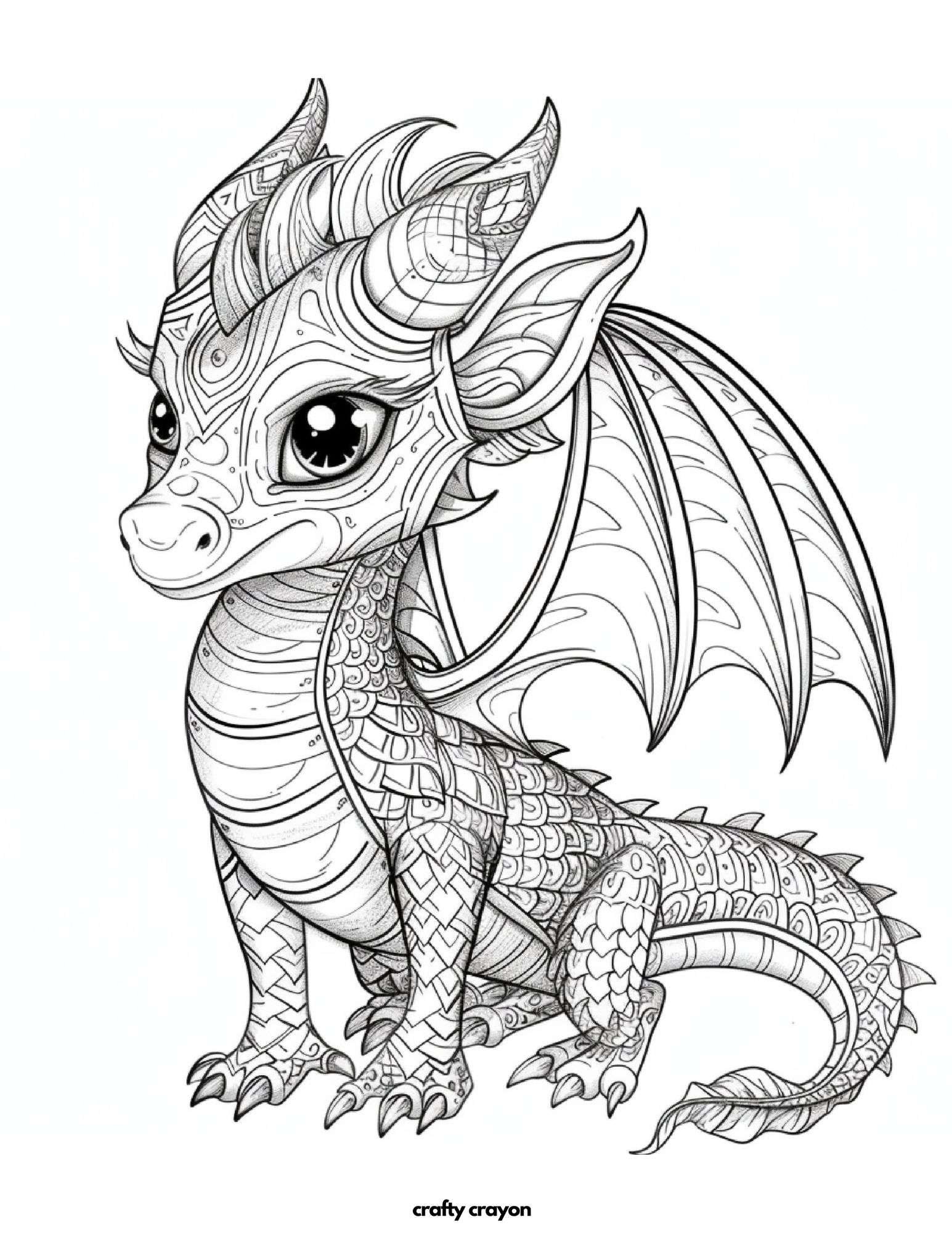 Graceful Winged Dragon