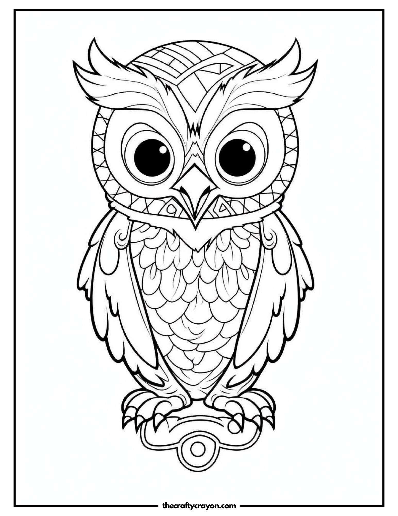 Intricate Owl Pattern