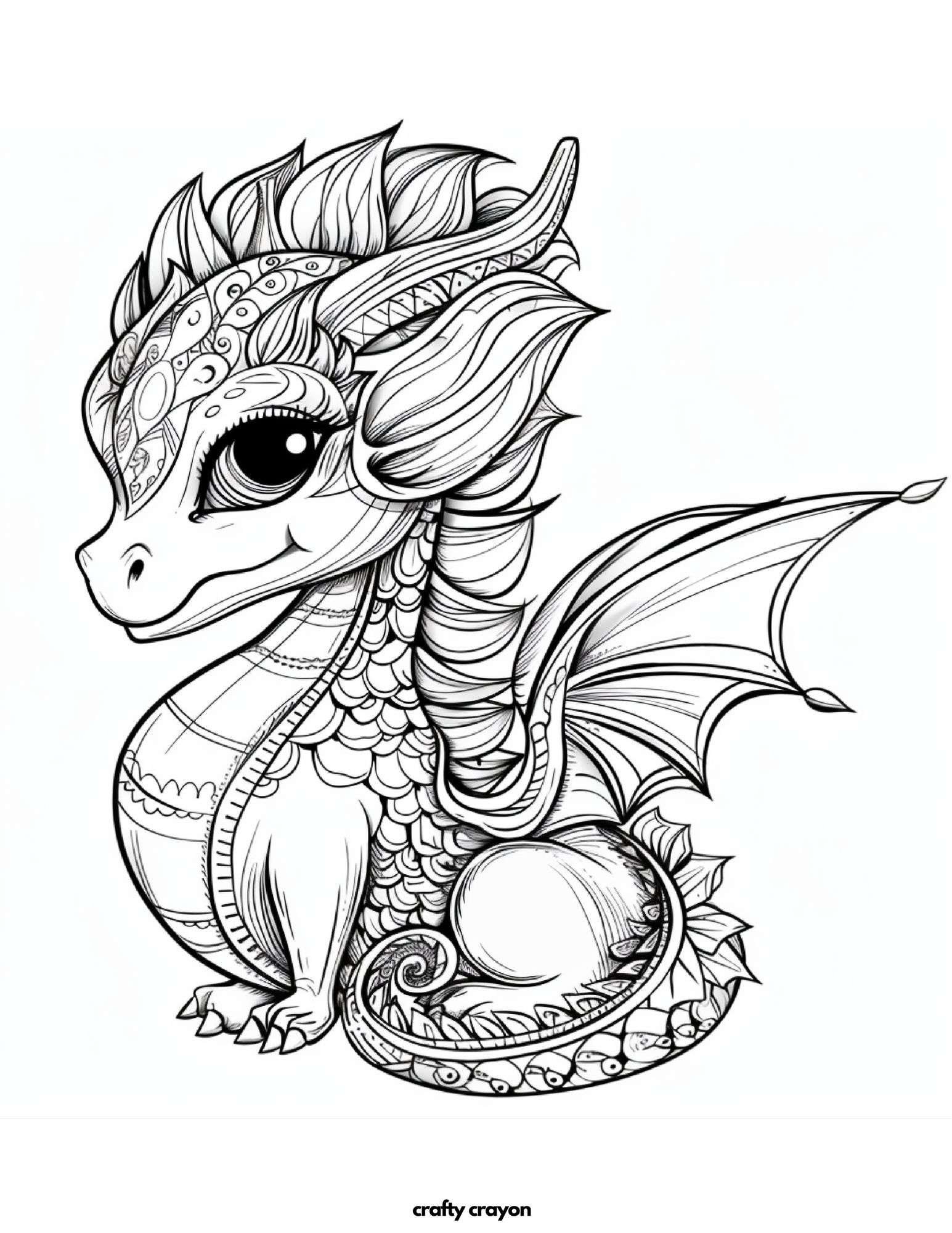 Mystical Dragon In Meadow
