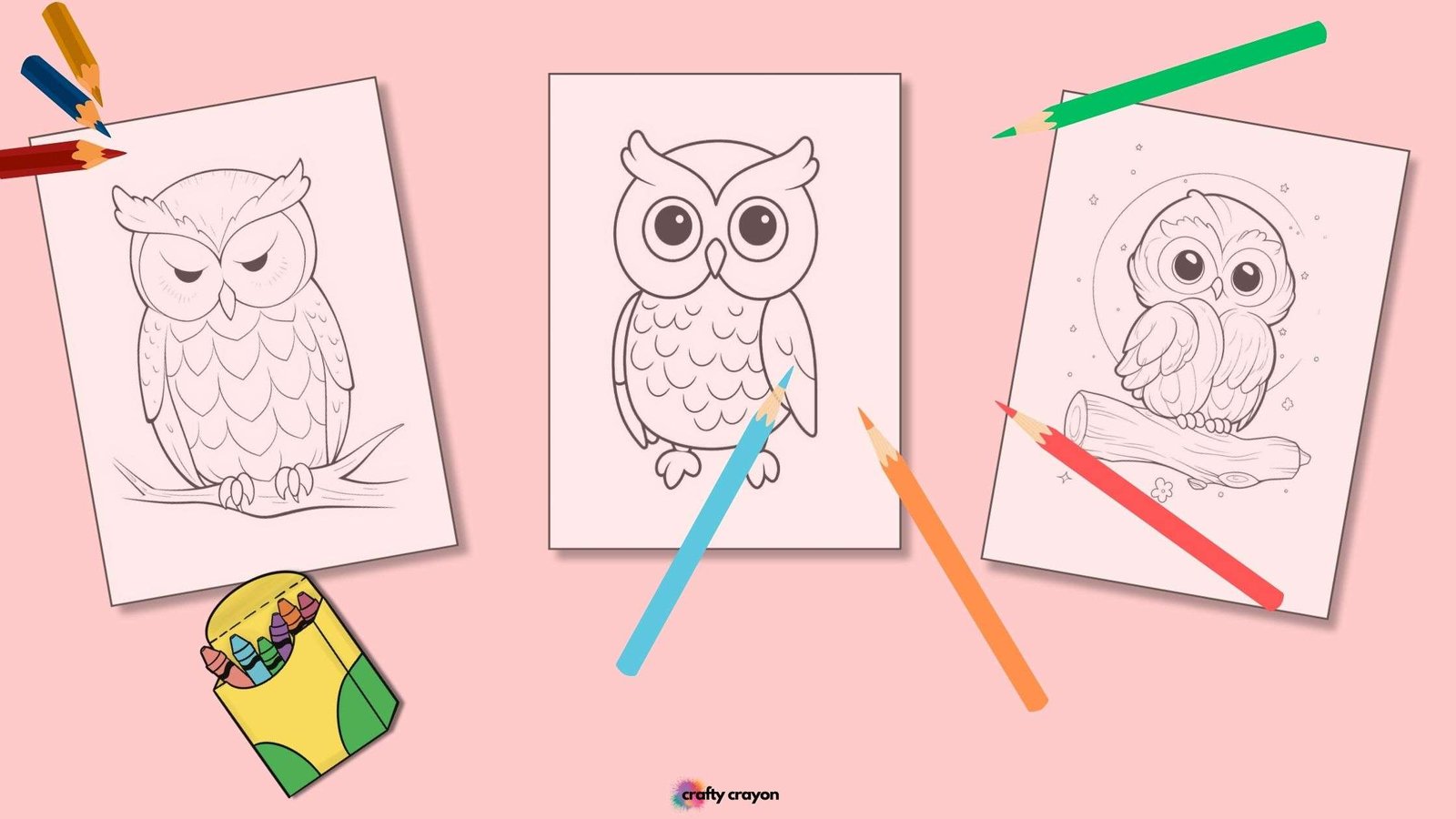 Owl Coloring Pages