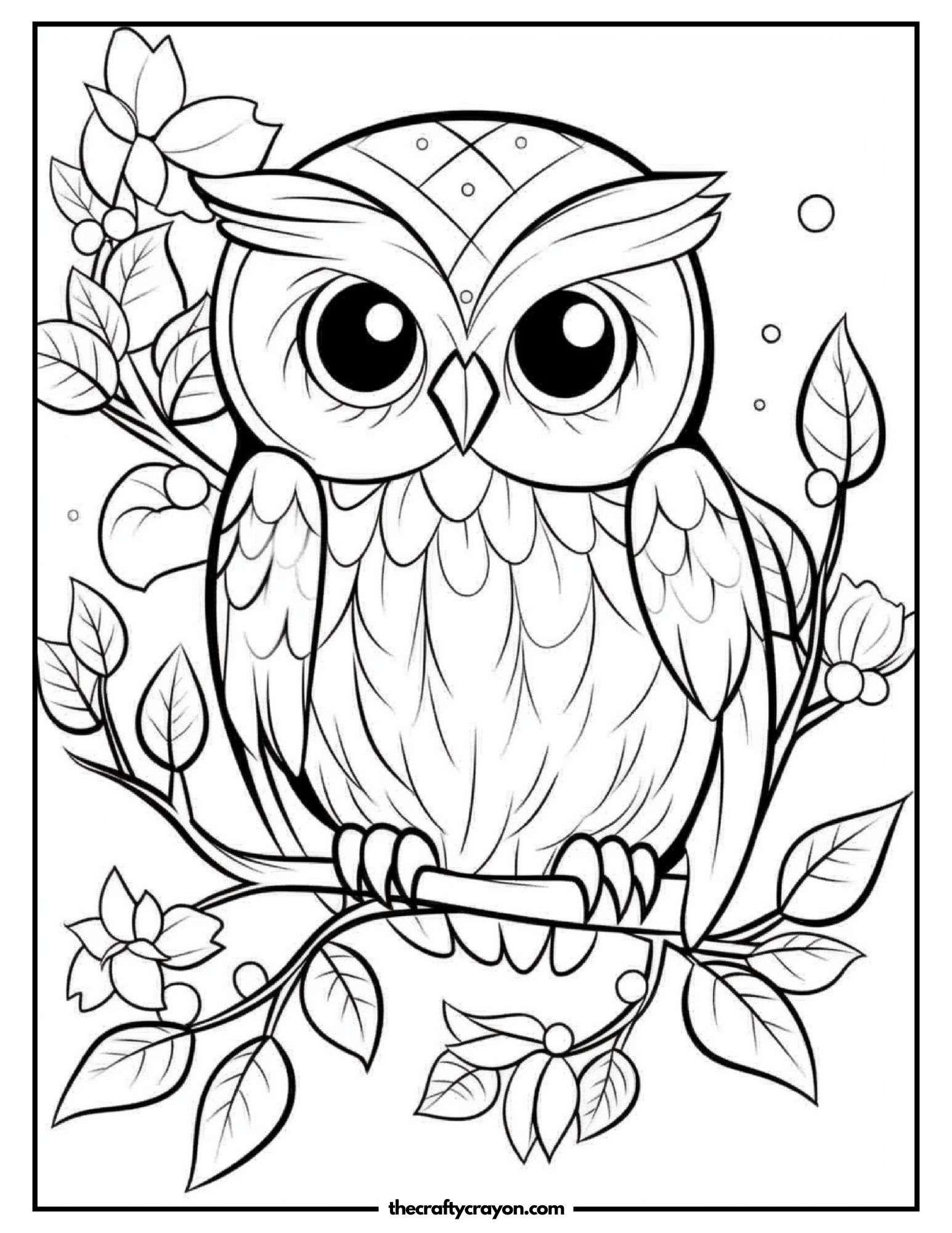 Owl In A Magical Setting