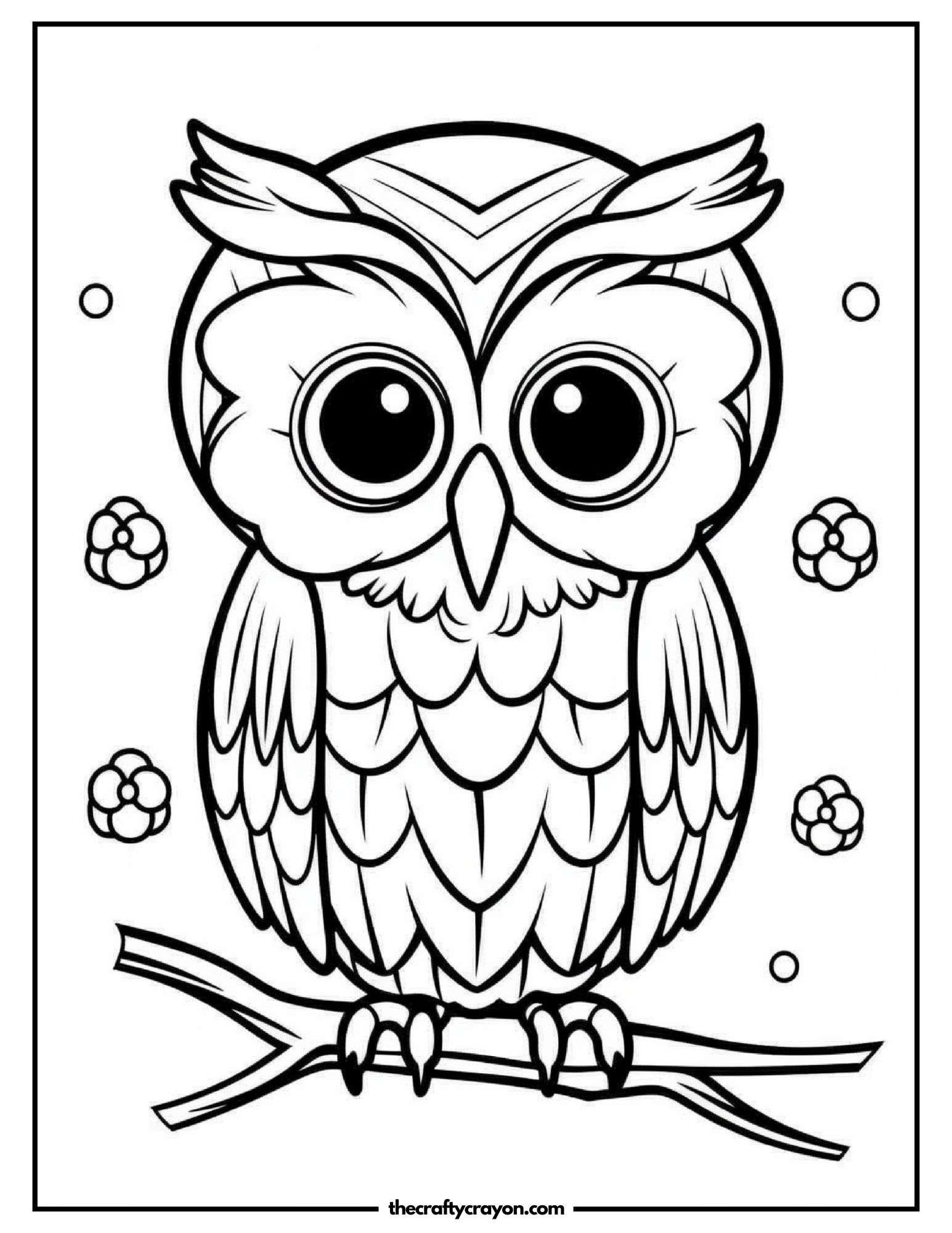 Playful Owl Illustration