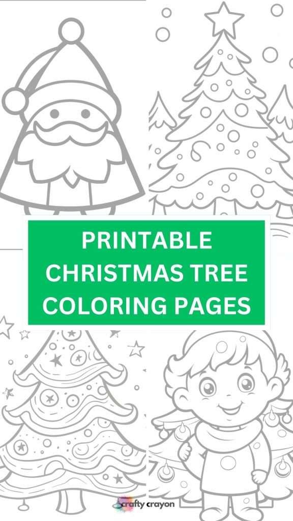 Printable Christmas Tree Coloring Page