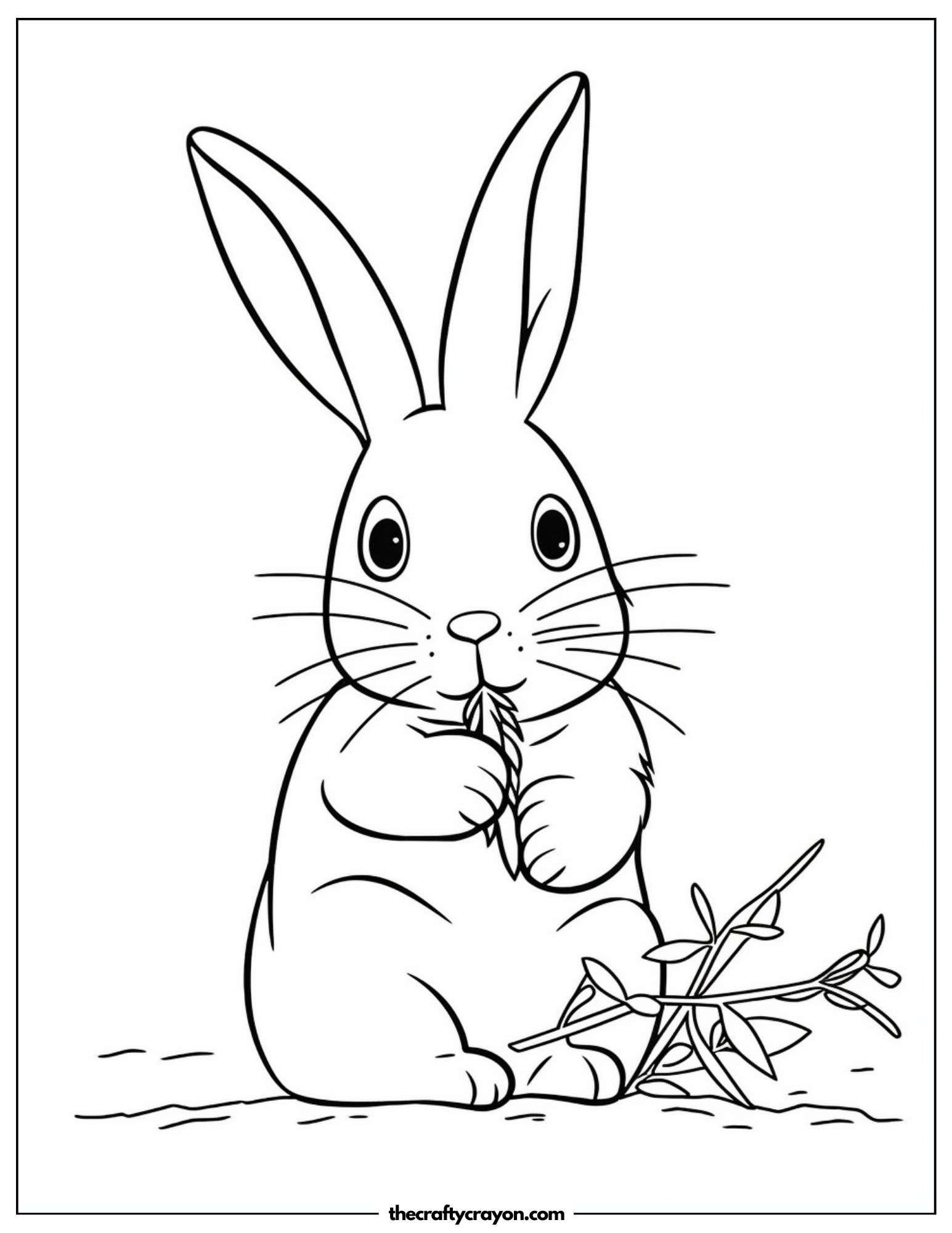 Rabbit With Leaves Snack