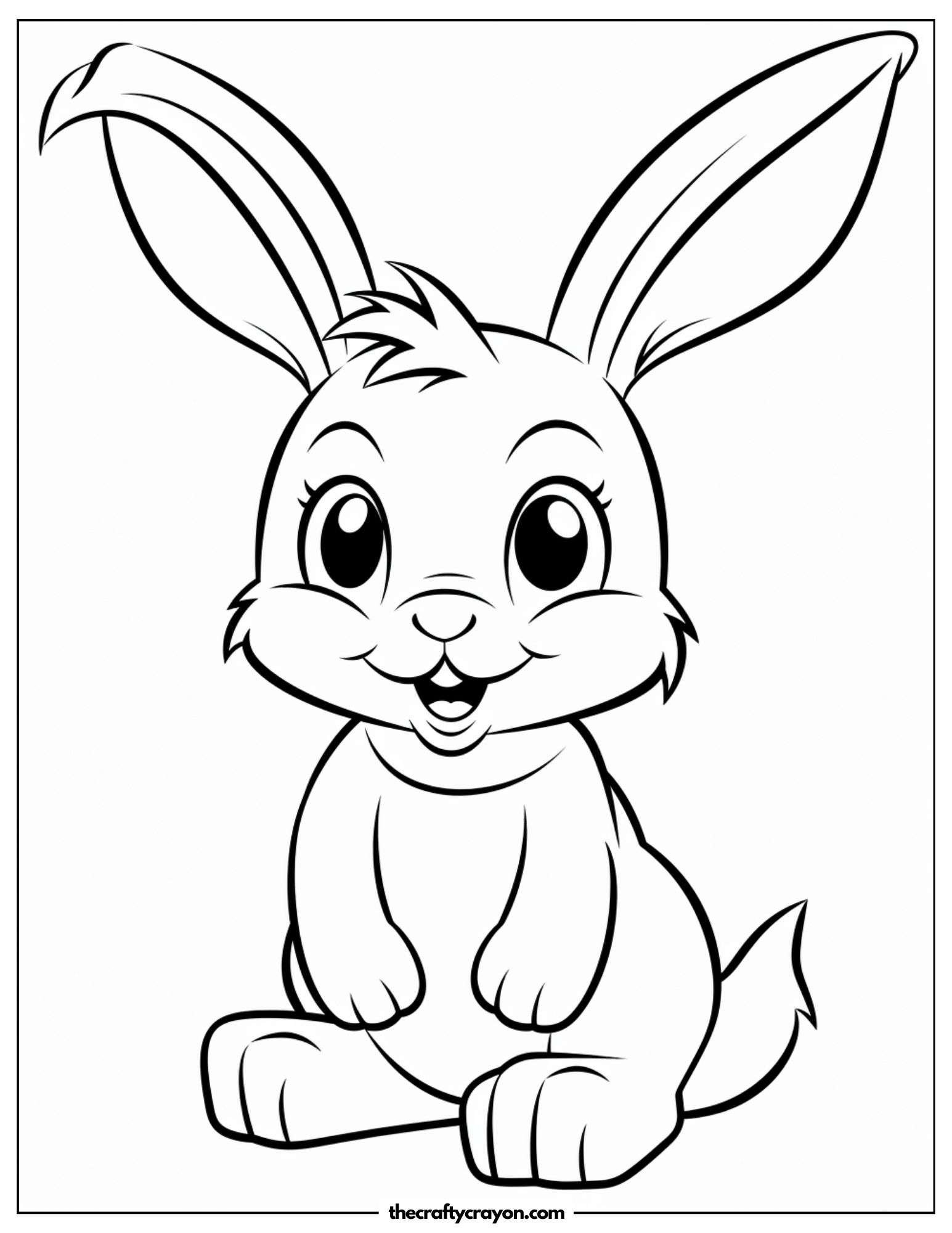 Smiling Baby Bunny
