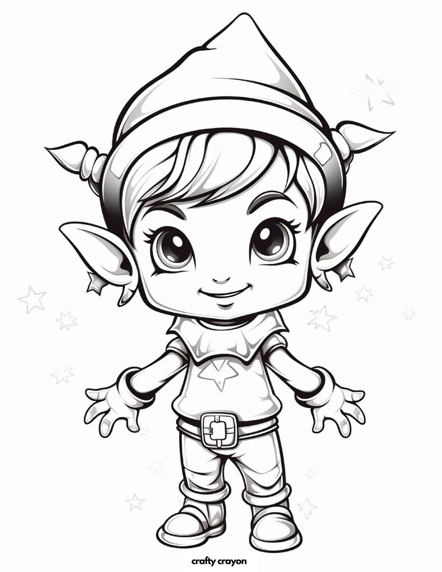 Starry-Eyed Christmas Elf