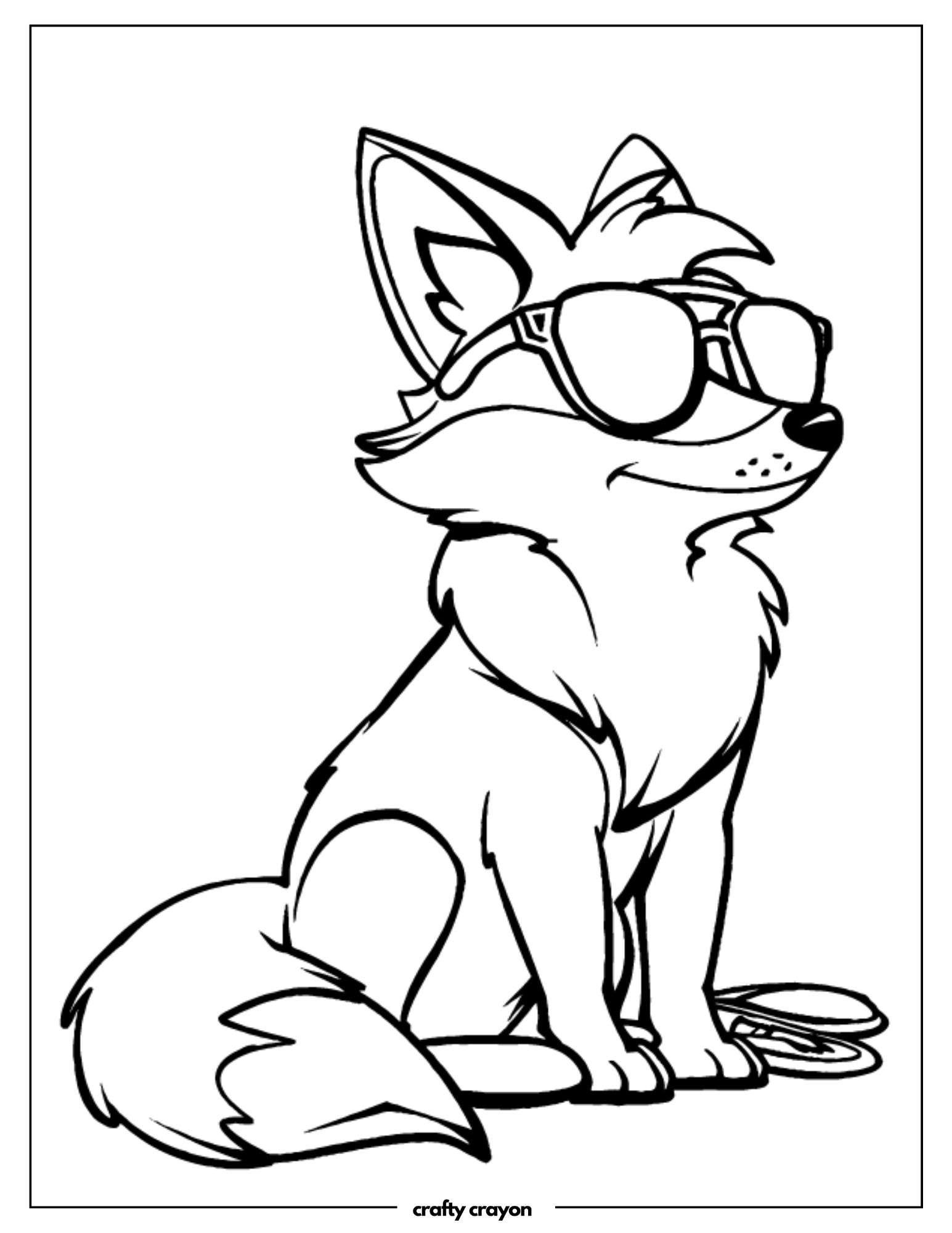 Stylish Fox With Sunglasses