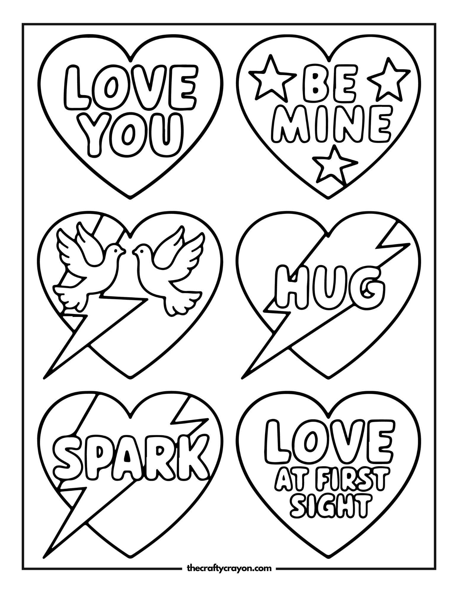 Valentine Hearts And Messages
