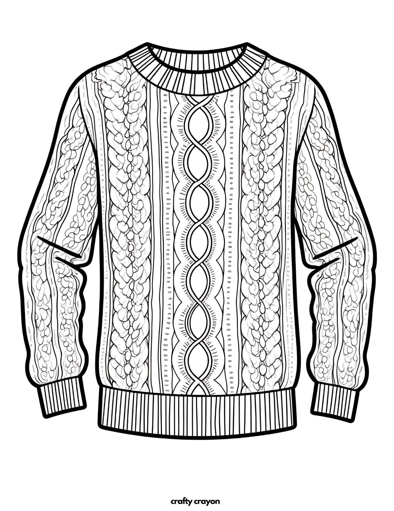 Winter Knit Sweater Design
