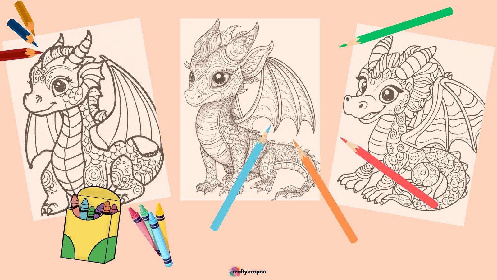 dragon coloring pages