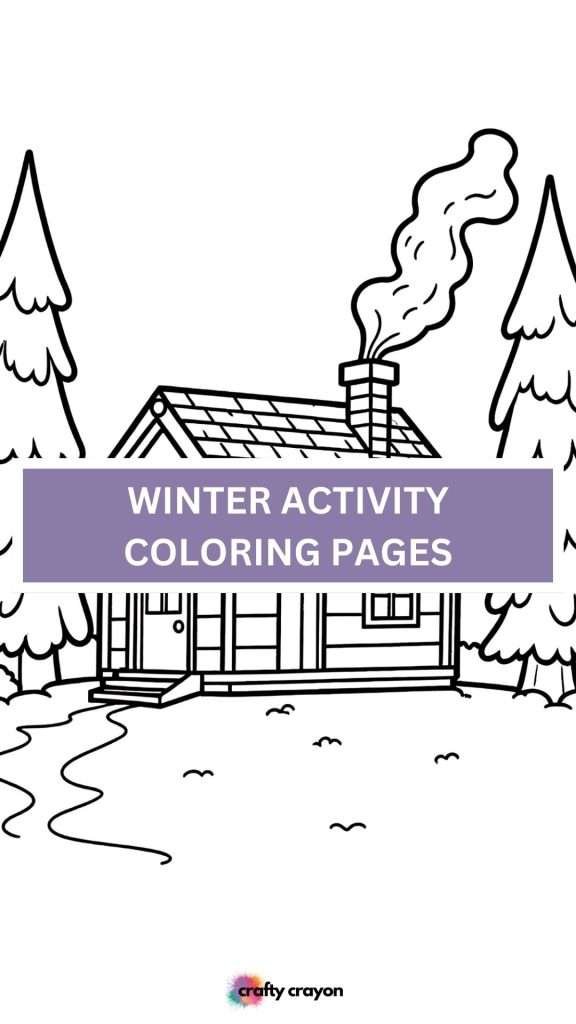 winter activity Coloring Page