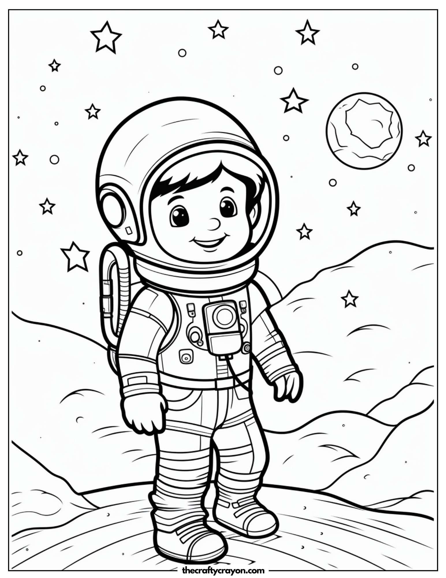 Astronaut in Outer Space