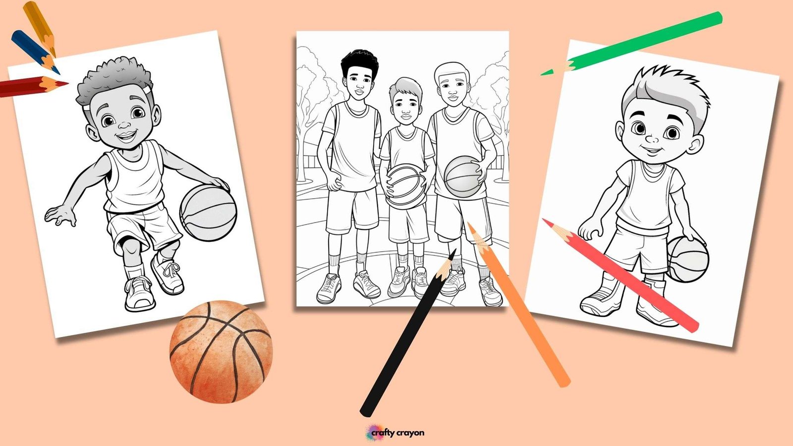 Basketball Coloring Pages