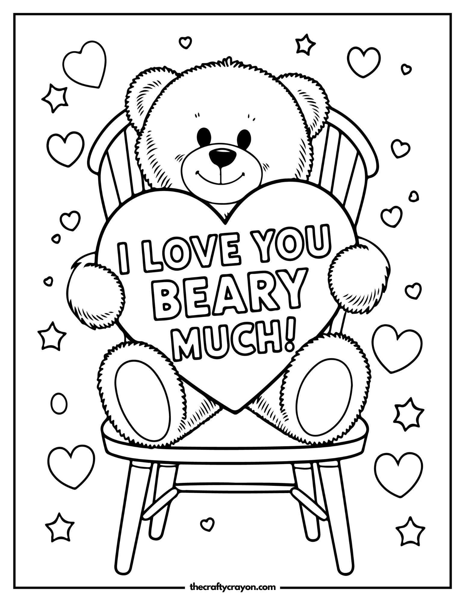 Beary Much Love Teddy Bear