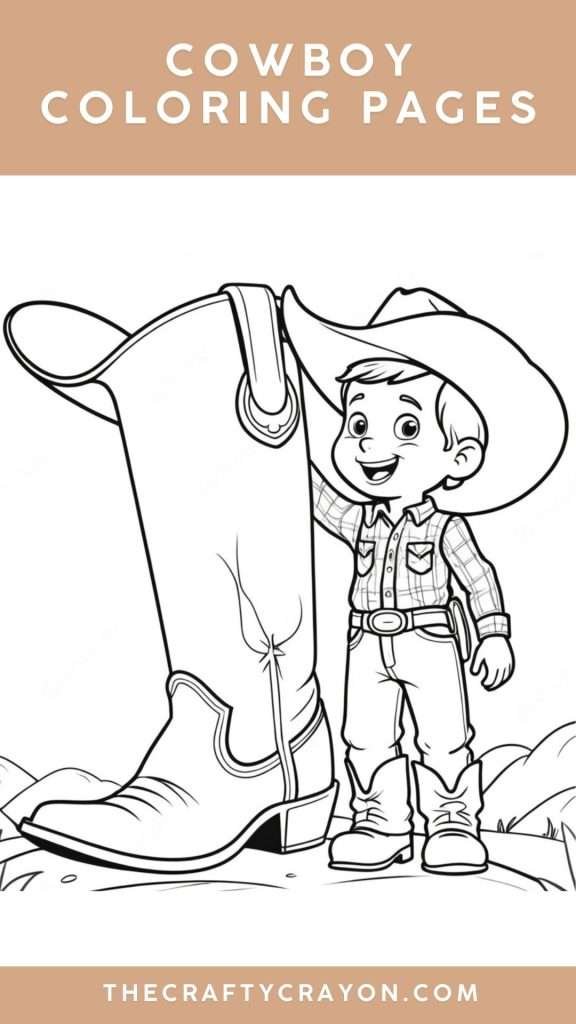 Cowboy Coloring Sheets Cowboy Coloring Sheets