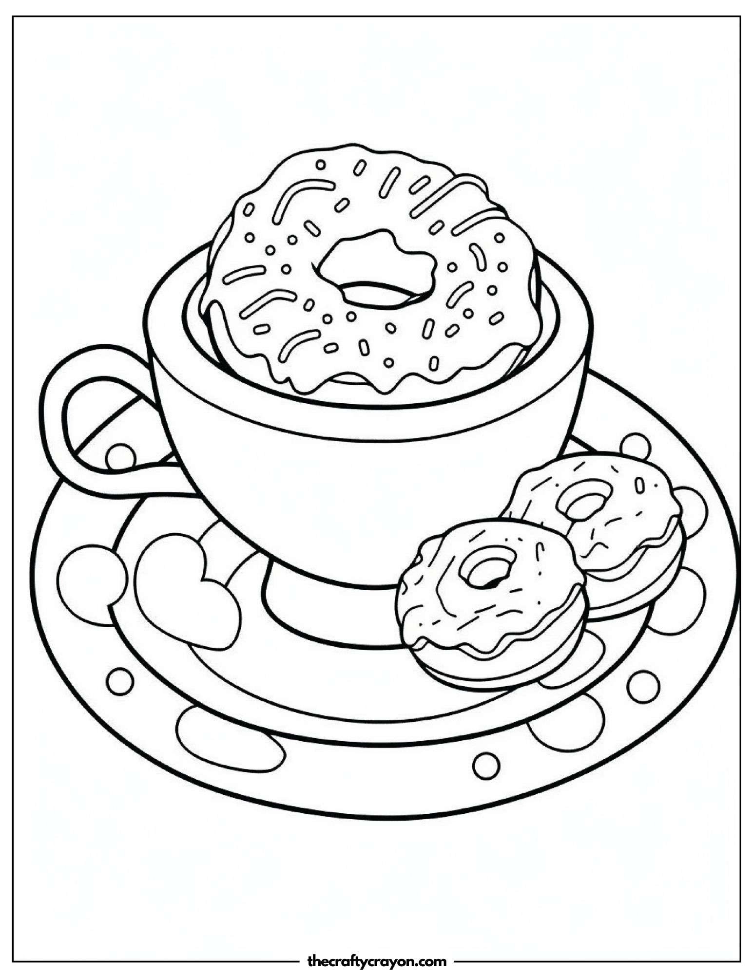 Donuts in a Coffee Cup