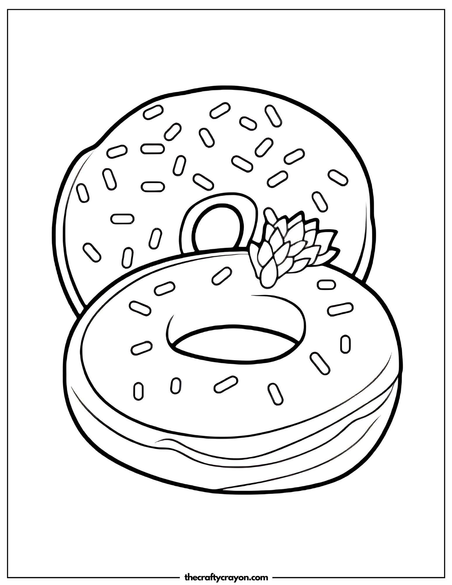 Donuts with Decorative Topping
