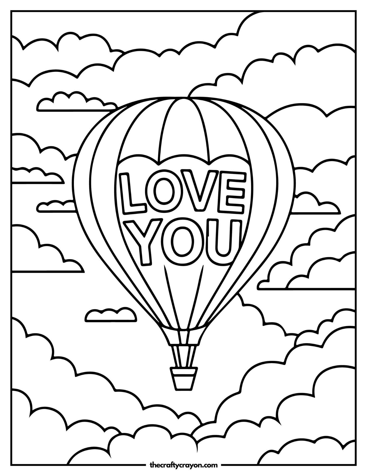 Heart Hot Air Balloon