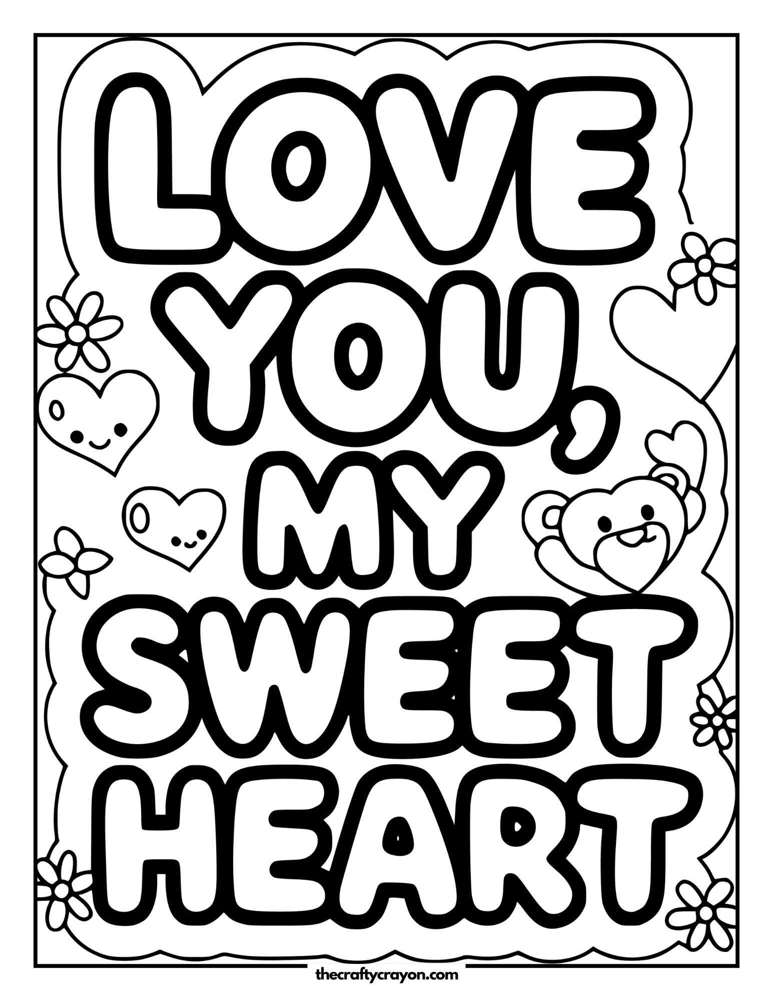 My Sweetheart Love Message