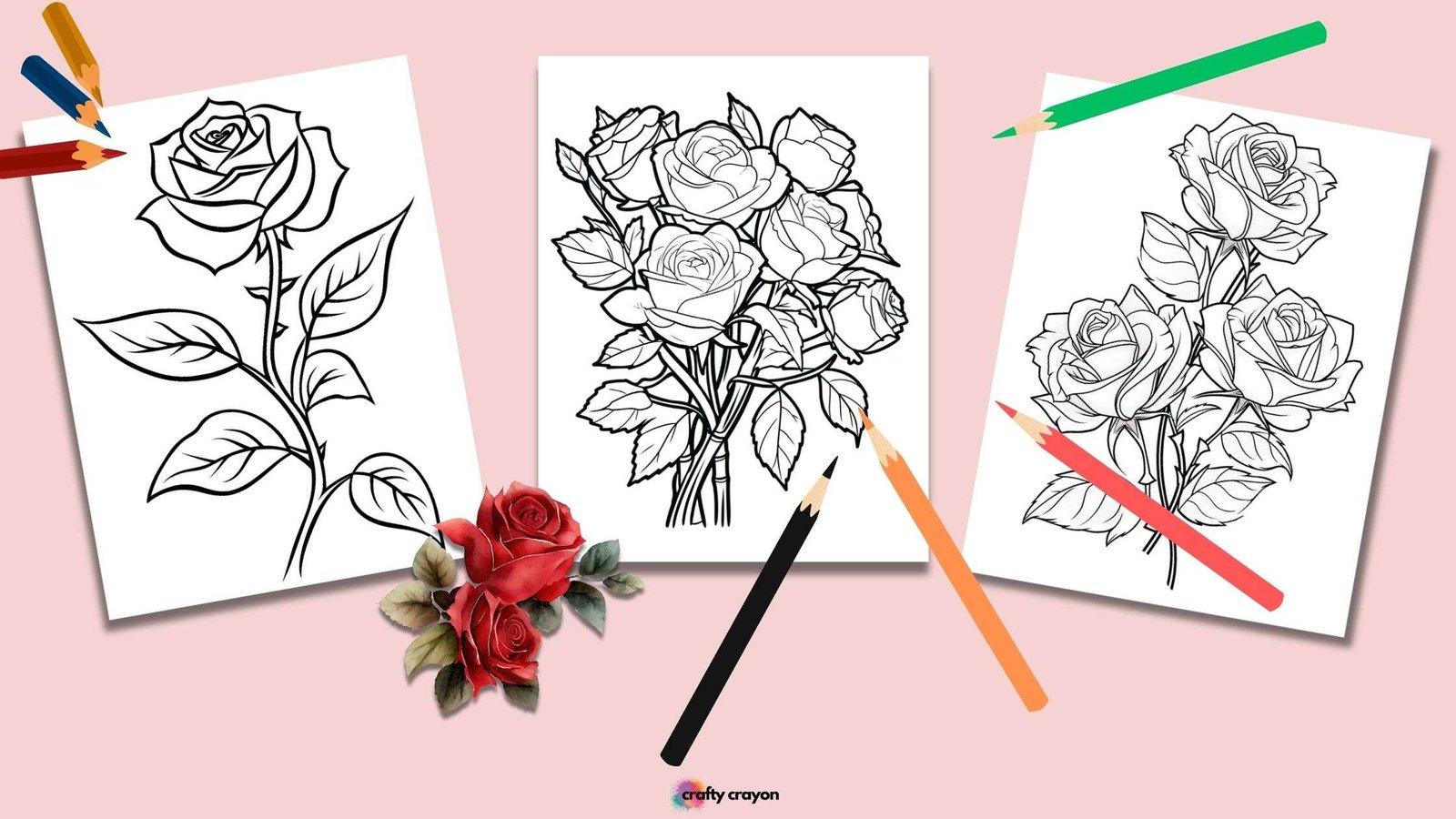 Roses Coloring Pages