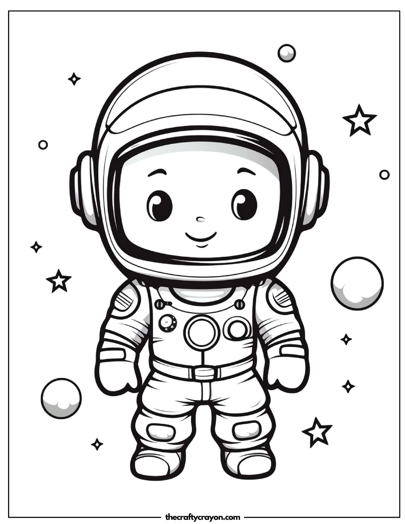 Space Explorer with Helmet