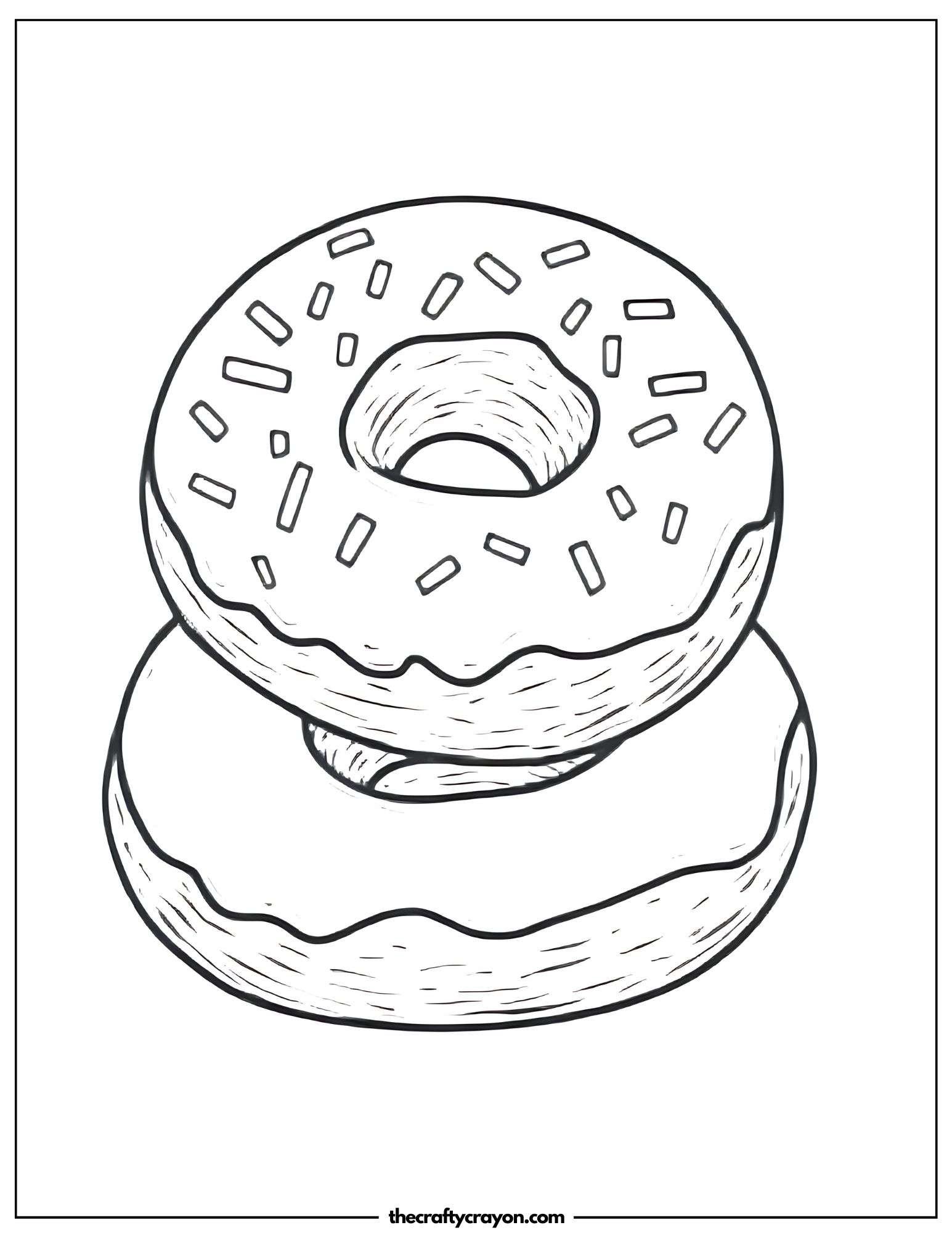 Stacked Donuts with Icing