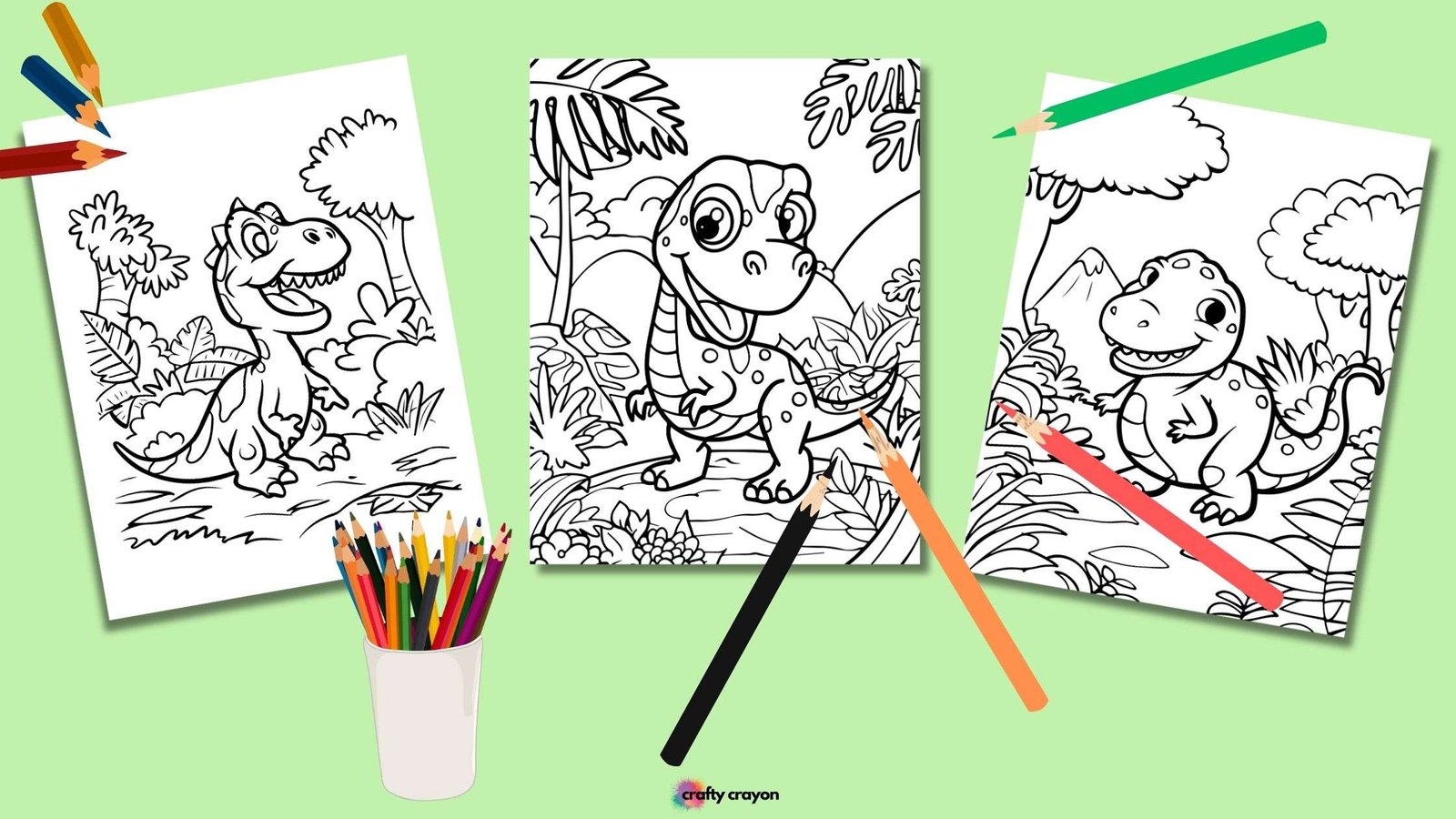 T Rex Coloring Pages