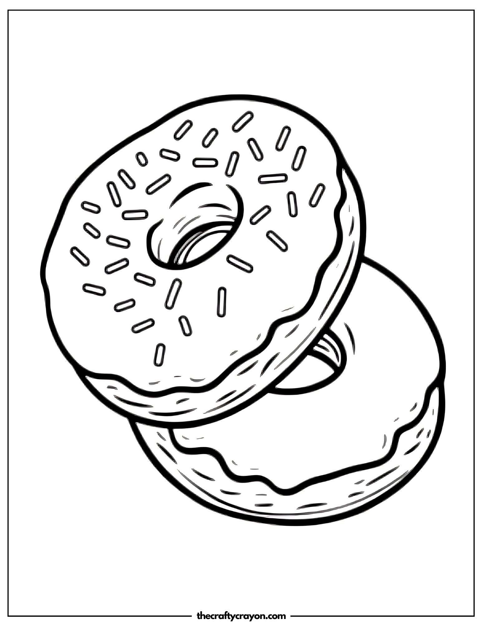 Two Donuts Side by Side