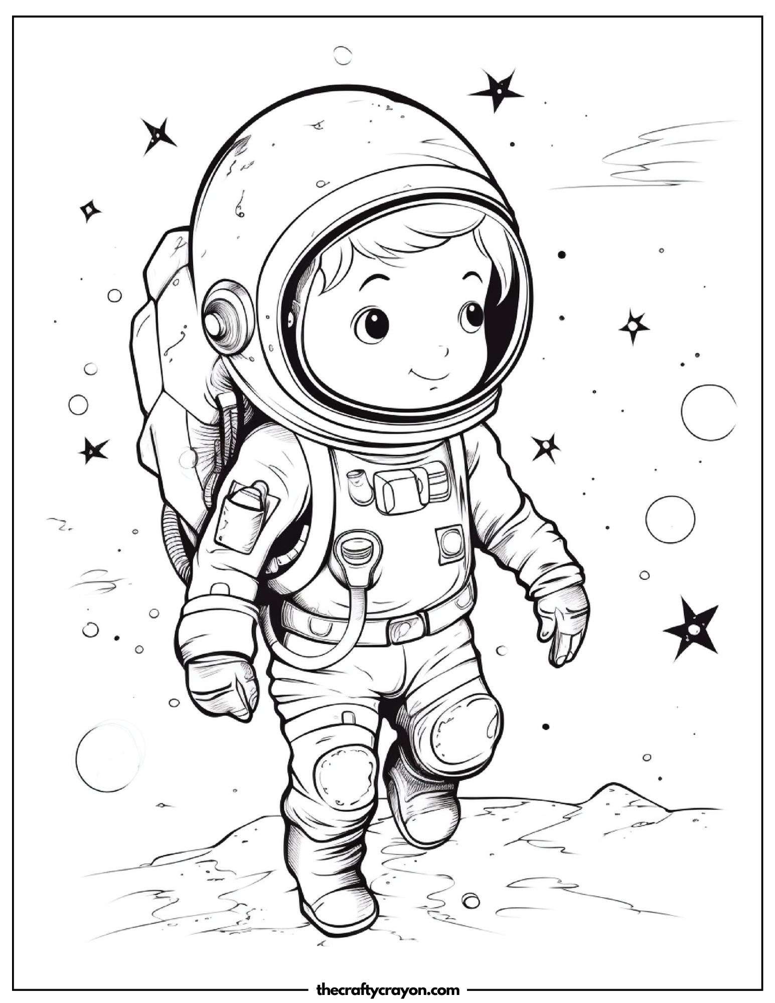 Young Astronaut Exploring