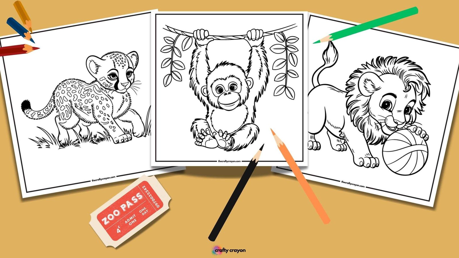 Zoo Coloring Pages