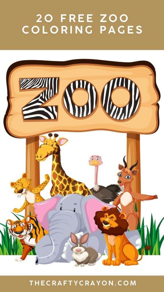 Zoo Coloring Sheet Zoo Coloring Sheet