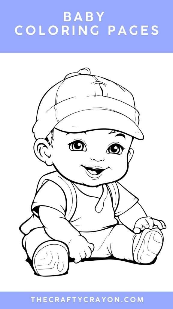 baby coloring sheet baby coloring sheet