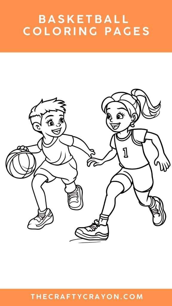 basketball coloring page basketball coloring page