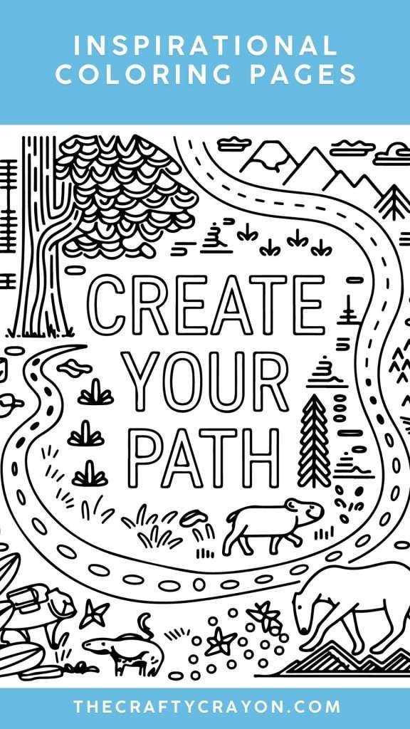 inspirational coloring page inspirational coloring page
