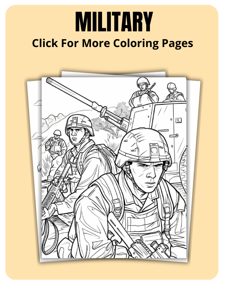 Army Coloring Pages For People