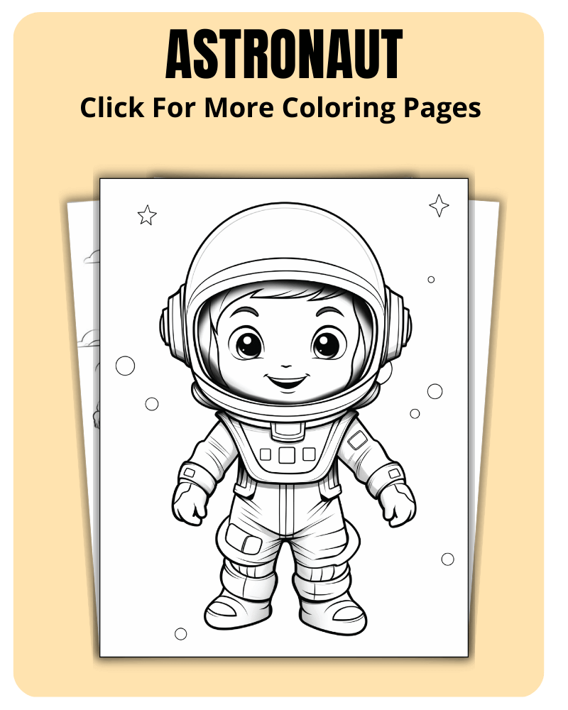 Astronaut Coloring Pages For People