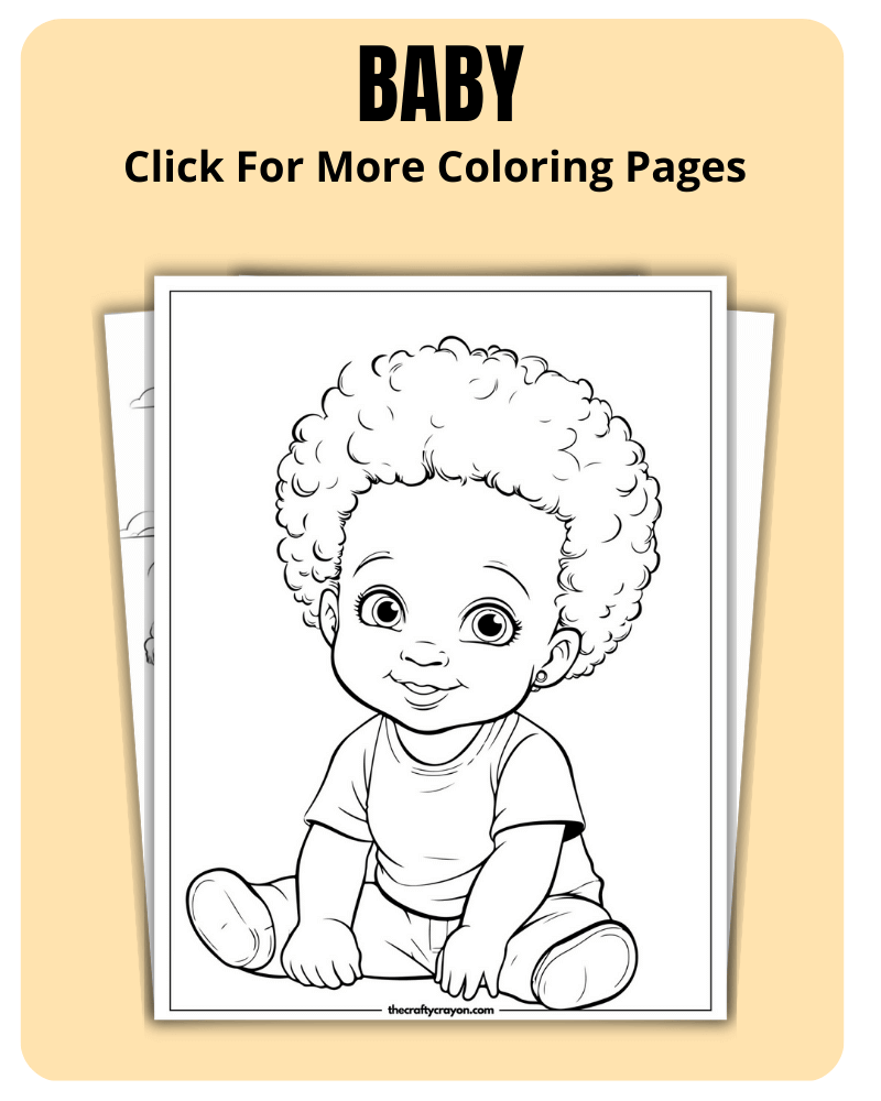 Baby Coloring Pages For People